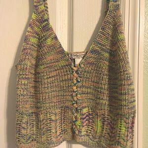 Gorgeous boho crochet crop top